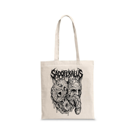 White tote bag Sadofekalus - Indecent Masks